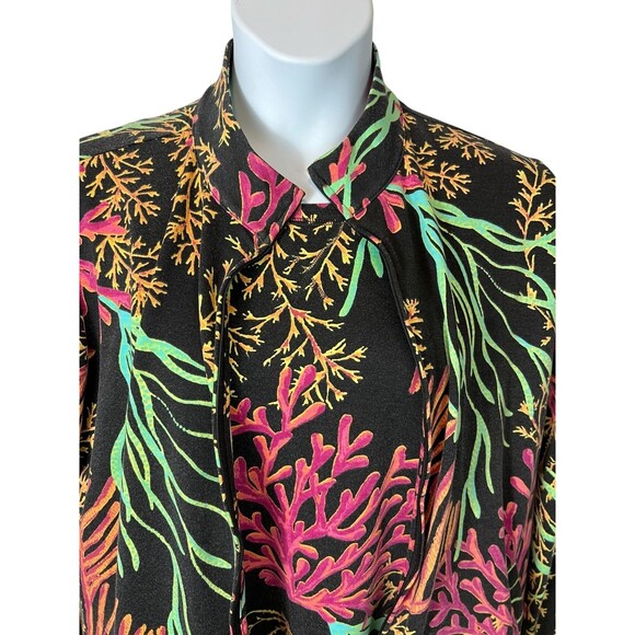 Sun Bay Missy Knit Jacket & Top 2-pc Twin Set  Size XL  Coastal Transitional - Picture 5 of 13